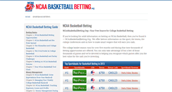 Desktop Screenshot of ncaabasketballbetting.org